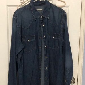Dark denim shirt